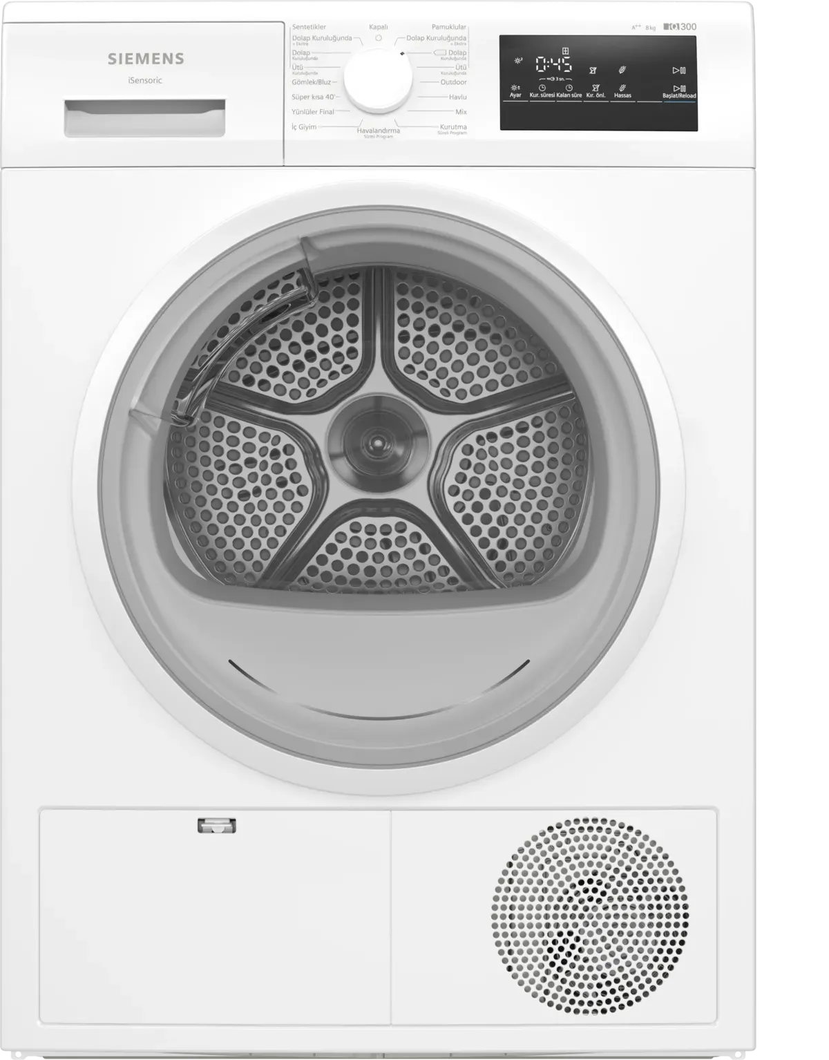Siemens WT00H201TR 8 Kg Isı Pompalı Kurutma Makinesi