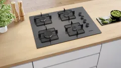 Siemens EO7C8PP30O 67 cm Silver Gazlı Ocak