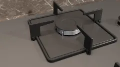 Siemens EO7C8PP30O 67 cm Silver Gazlı Ocak