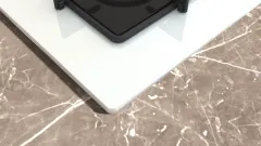 Siemens EO7C2PP30O 67 cm Beyaz Cam Ankastre Ocak