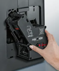 TE657319RW Tam Otomatik Kahve Makinesi EQ6 plus s700 Koyu inoks siyah, Çıkarılabilir su tankı