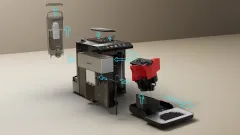 TP516RX3 Tam Otomatik Kahve Makinesi EQ500 classic connect Paslanmaz çelik, Siyah, Çıkarılabilir su tankı