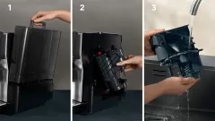 TQ713R03 Tam Otomatik Kahve Makinesi EQ700 integral Paslanmaz çelik, Çıkarılabilir su tankı